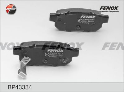 Колодки тормозные задние FENOX BP43334