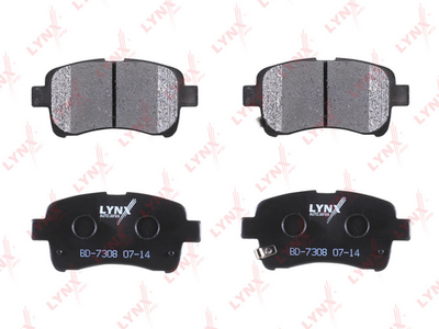 Колодки тормозные передние LYNXauto BD7308