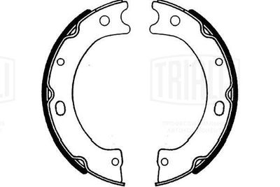 Колодки стояночного тормоза TRIALLI GF4436