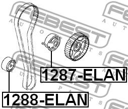 Ролик натяжителя FEBEST 1287ELAN