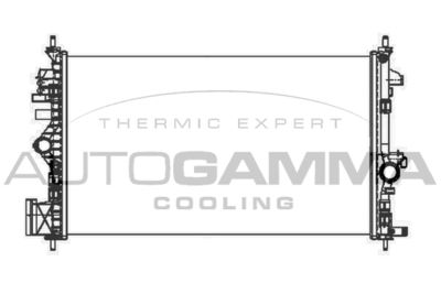 Радиатор системы охлаждения KALE 346175