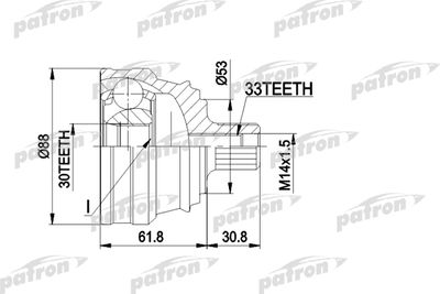 ШРУС PATRON PCV1091