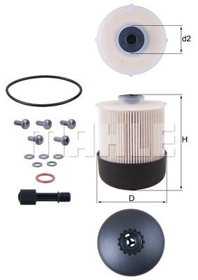Фильтр топливный MAHLE KX33826D