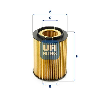 Фильтр масляный UFI 2501000
