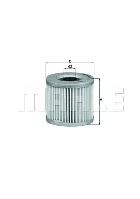 Фильтр масляный MAHLE OX411