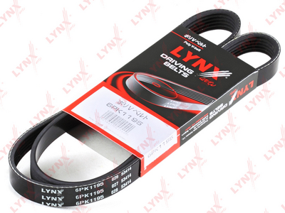 Ремень поликлиновой LYNXauto 6PK1195