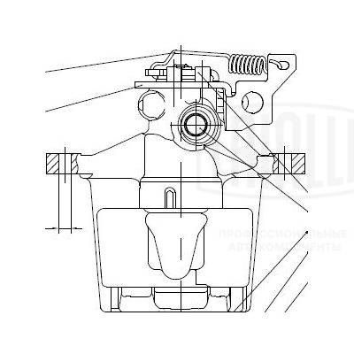 Суппорт тормозной задний левый TRIALLI CF102067