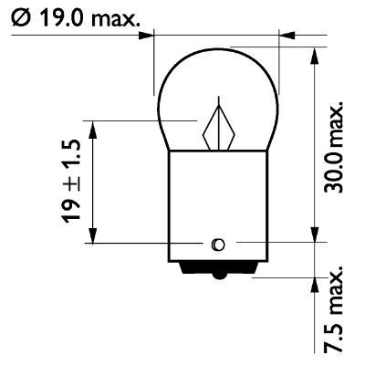 Лампа накаливания PHILIPS 13821MDCP