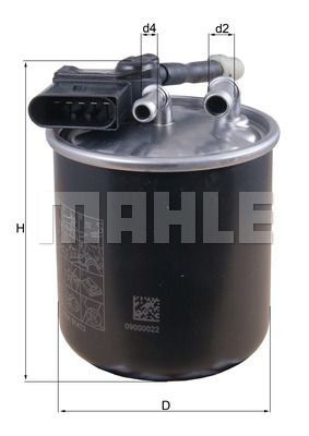 Фильтр топливный MAHLE KL913