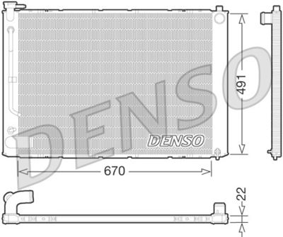 Радиатор DENSO DRM51011