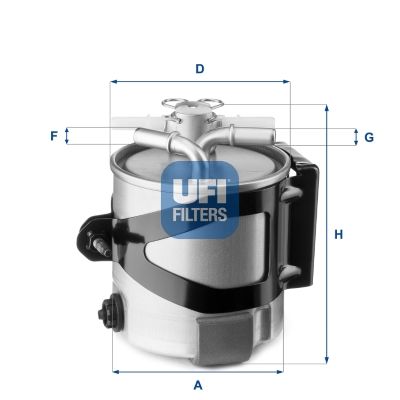 Фильтр топливный UFI 5543000