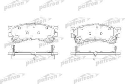 Колодки тормозные дисковые PATRON PBP950