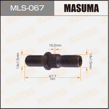 Шпилька колесная Masuma MLS067