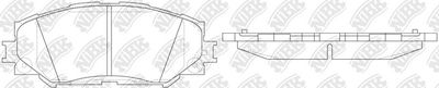 Колодки тормозные передние NIBK PN1524
