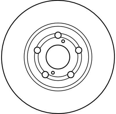 Диск тормозной TRW DF4046