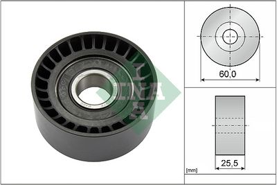 Ролик опорный INA 532024310
