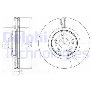 Диск тормозной DELPHI BG4225