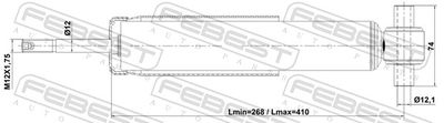 Амортизатор задний FEBEST 27110002R