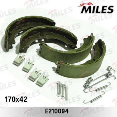 Колодки стояночного тормоза Miles E210094