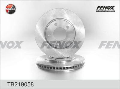 Диск тормозной передний FENOX TB219058