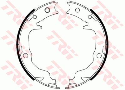 Колодки тормозные барабанные TRW GS8804