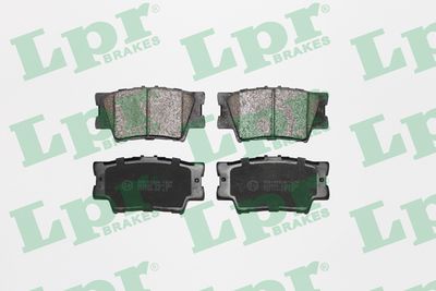 Колодки тормозные дисковые LPR 05P1281