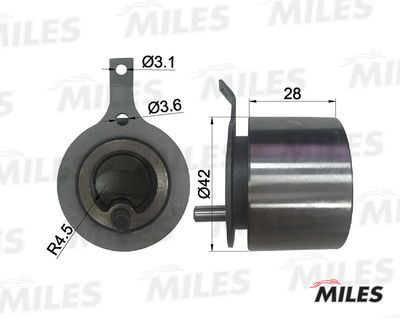 Ролик ремня ГРМ Miles AG02006