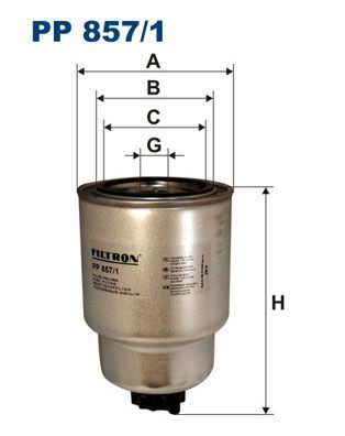 Фильтр топливный FILTRON PP8571