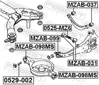 Болт регулировочный MAZDA KD352866Z