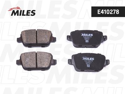 Колодки тормозные задние Miles E410278