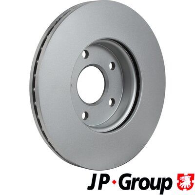 Диск тормозной передний вентилируемый JP Group 1563104800