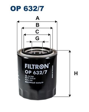 Фильтр масляный FILTRON OP6327
