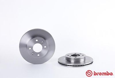 Диск тормозной передний вентилируемый BREMBO 09999810