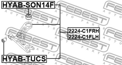 Рычаг подвески Hyundai/Kia 54501E6100