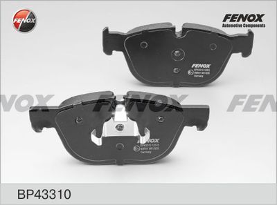 Колодки тормозные передние FENOX BP43310