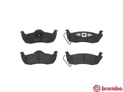 Колодки тормозные дисковые задние BREMBO P37011
