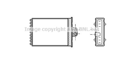 Радиатор отопителя AVA OL6217