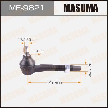 Тяга рулевая Masuma ME9821