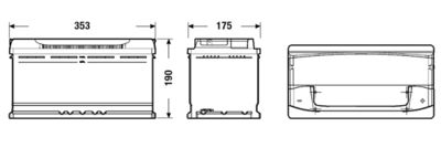Аккумулятор EXIDE EA1000