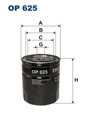 Фильтр масляный FILTRON OP625