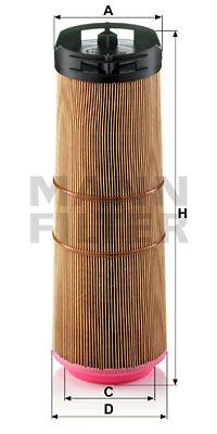 Фильтр воздушный MANN-FILTER C121331