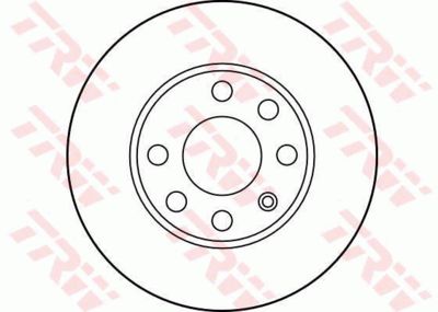 Диск тормозной передний TRW DF1608