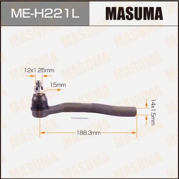 Наконечник рулевой тяги Masuma MEH221L