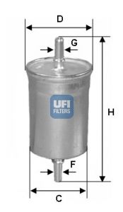 Фильтр топливный UFI 3184600