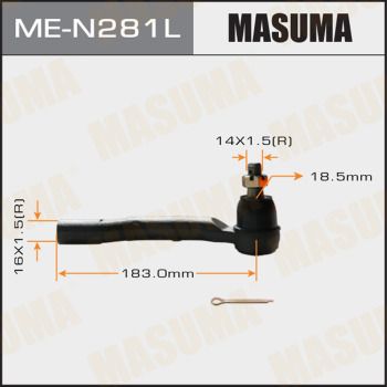 Наконечник рулевой тяги Masuma MEN281L