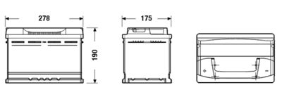 Аккумулятор EXIDE EB741