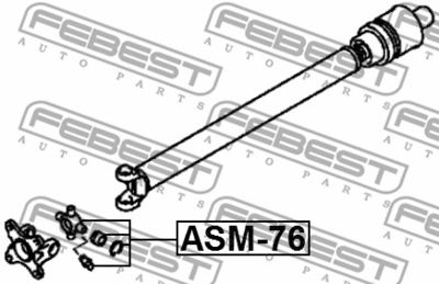 Крестовина карданного вала передняя MITSUBISHI 3405A056