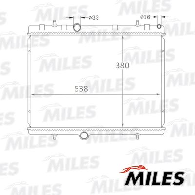 Радиатор Miles ACRB147