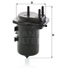 Фильтр топливный MANN-FILTER WK9396