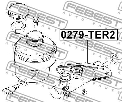 Цилиндр тормозной главный FEBEST 0279TER2